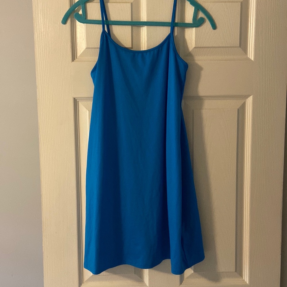 J Crew Workout Dress, Size S, Bright Blue